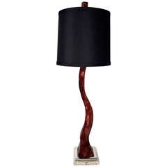 Resin Table lamp in the Manner of Marie-Claude de Fouquieres