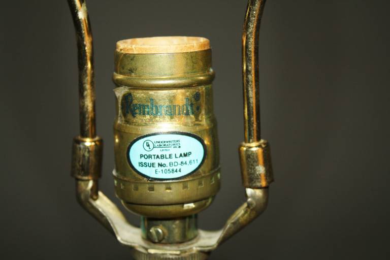 Rembrandt Brass Ram Lamp 4