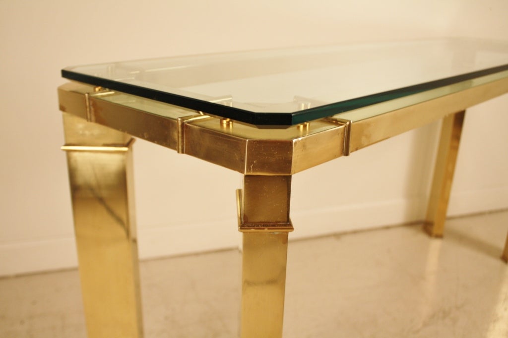 Italian Brass Console 2