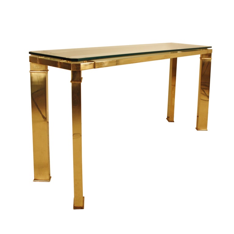 Italian Brass Console