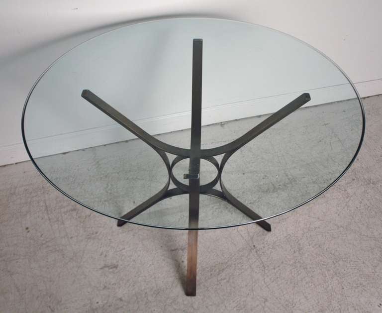 Roger Sprunger for Dunbar Bronze Table In Excellent Condition In Chicago, IL