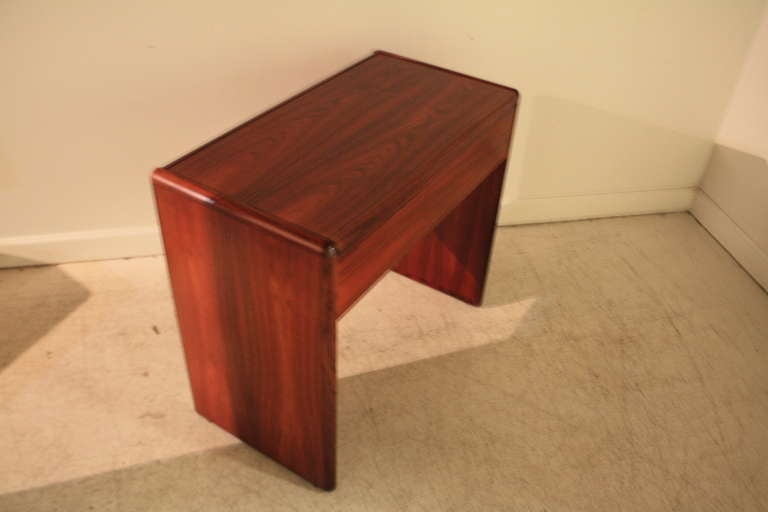 Danish Modern Rosewood Vanity and Bench 1