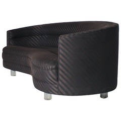 Kagan Style Curved Sofa