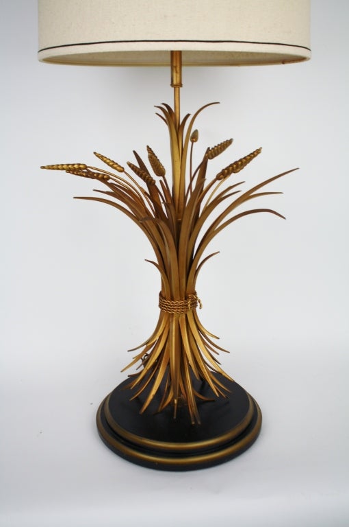Sheaf of Wheat Table Lamp In Excellent Condition In Chicago, IL