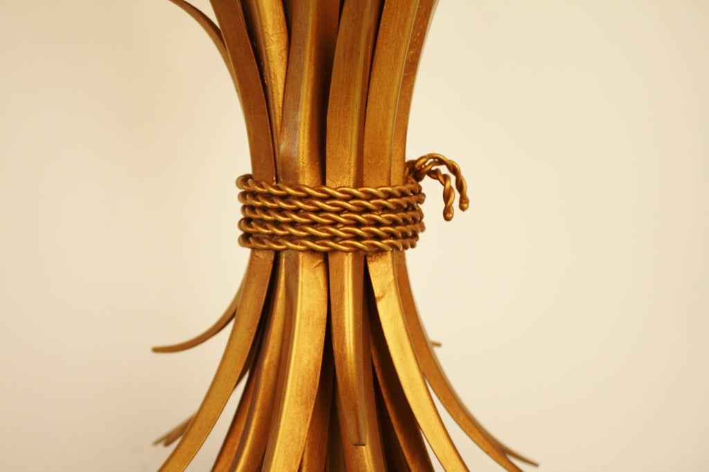 Mid-20th Century Sheaf of Wheat Table Lamp