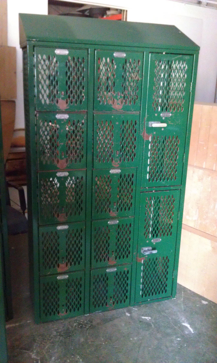 Mid-century Steel Gym Locker