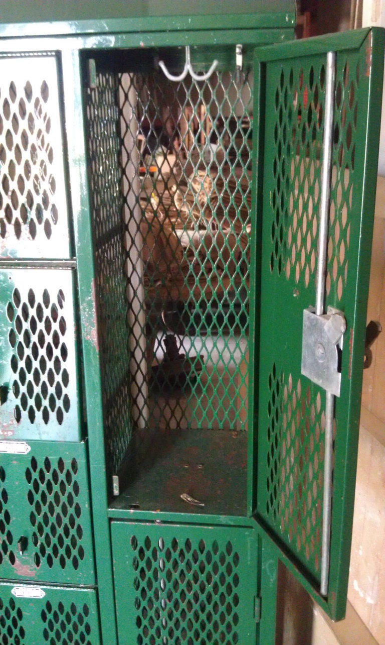 American Mid-century Steel Gym Locker
