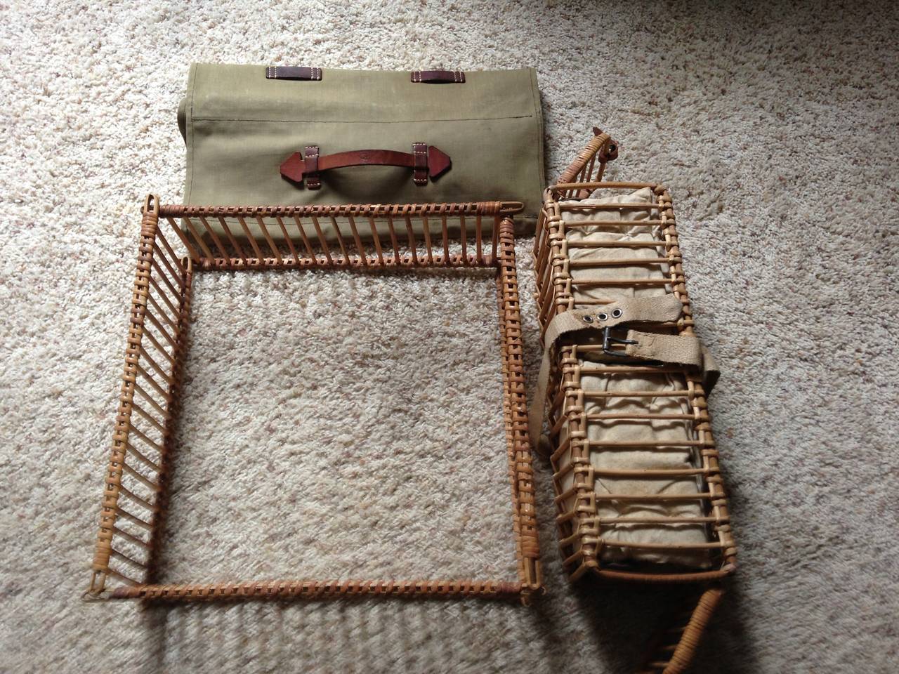 Mid-20th Century World War II Messenger Pigeon Carrier for Two