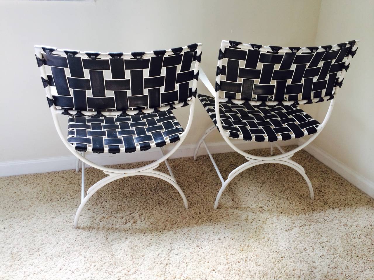 Mid-century Modern Brown Jordan Patio Chairs (pair) 1