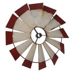 Farm Windmill Fan of Painted Steel