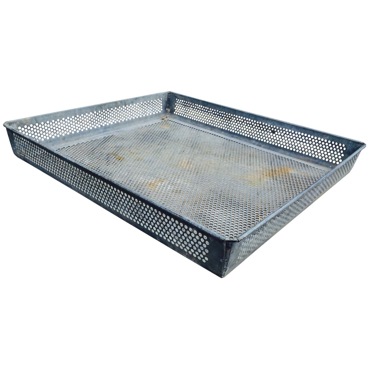 Industrial Galvanized Steel Perforated Sorting Bins; 3 available