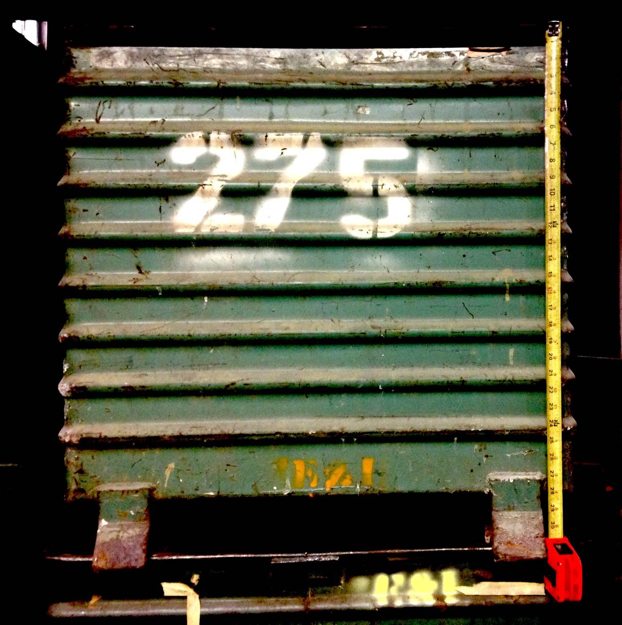 large industrial storage bins