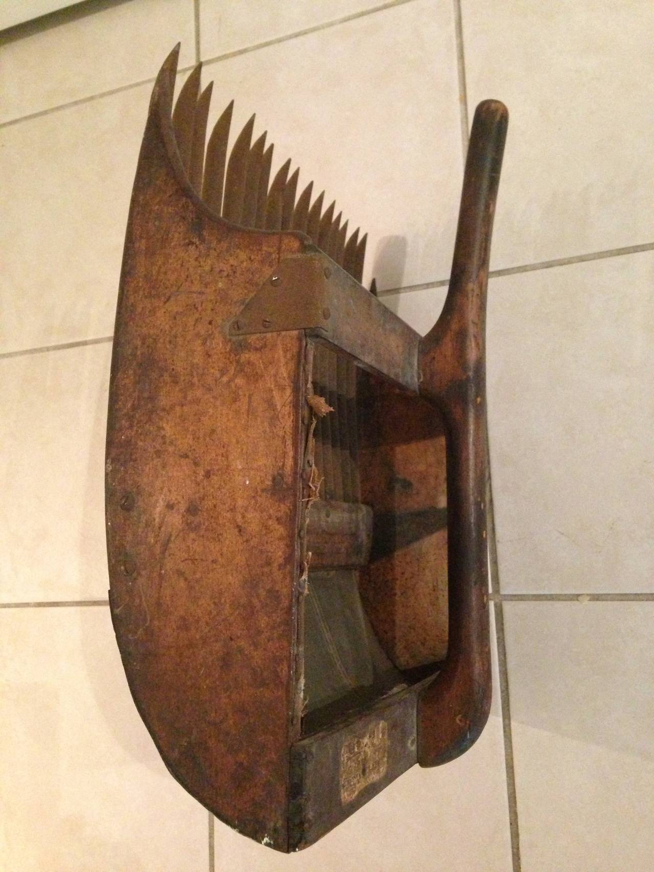 American Cranberry Harvesting Scoop from Maine, early 1900s