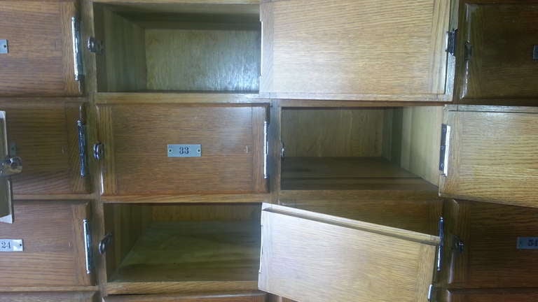 Mid-20th Century Storage Cabinet from Grand Central Station, New York, c. 1950s