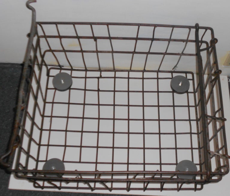 wire baskets with wheels