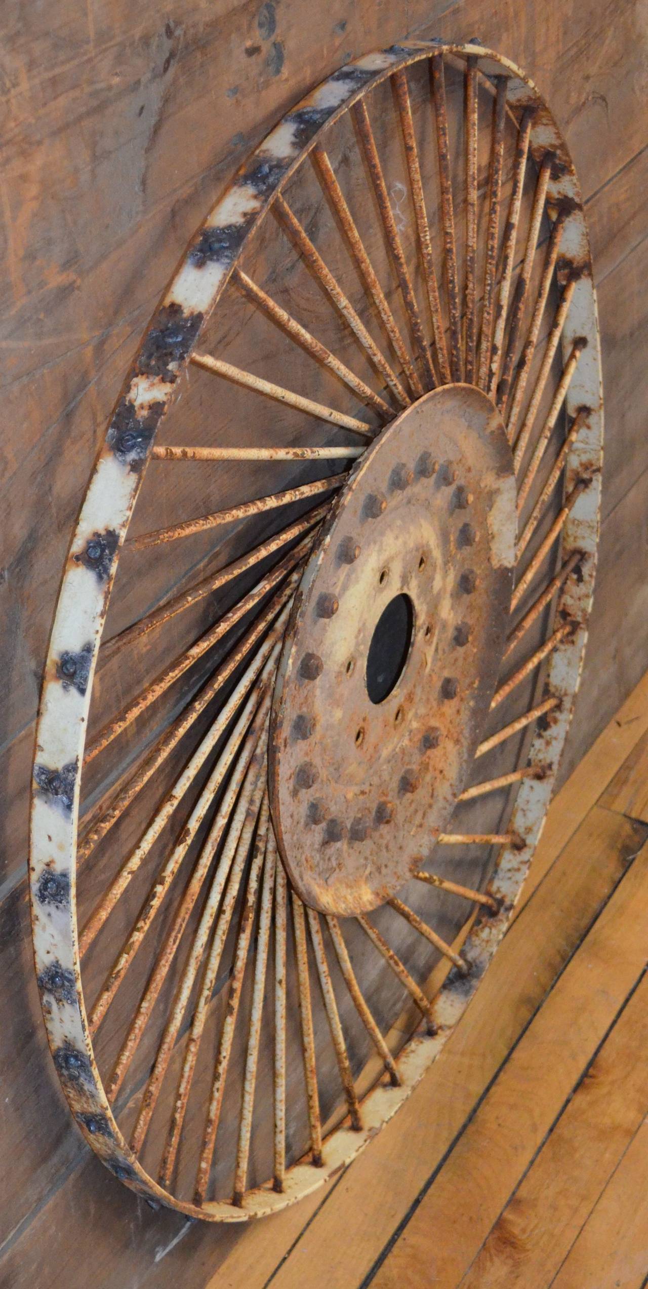 Iron Wheel from Farm Implement