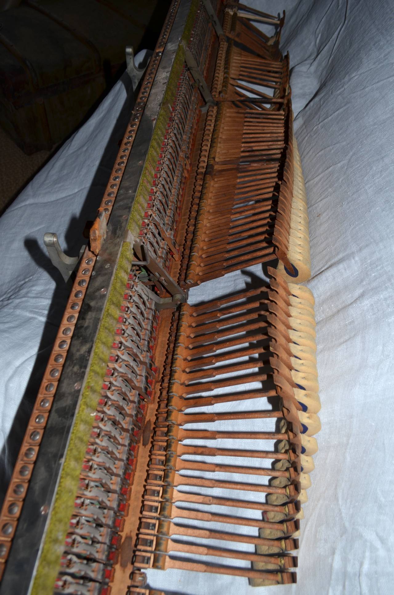 Piano Keys, the Inner Workings as Sculpture for the Wall 4