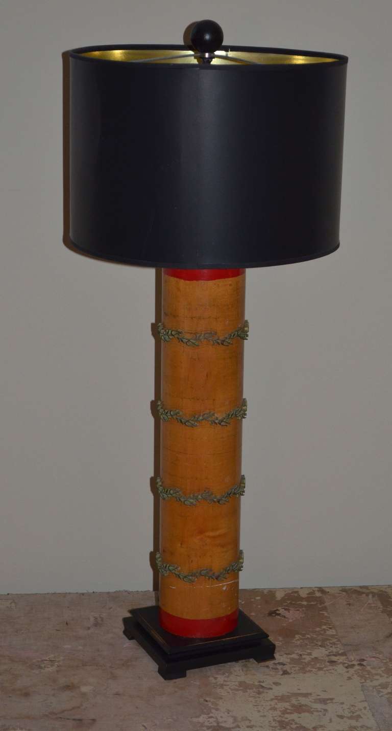 Wallpaper Roller as Table Lamp 3