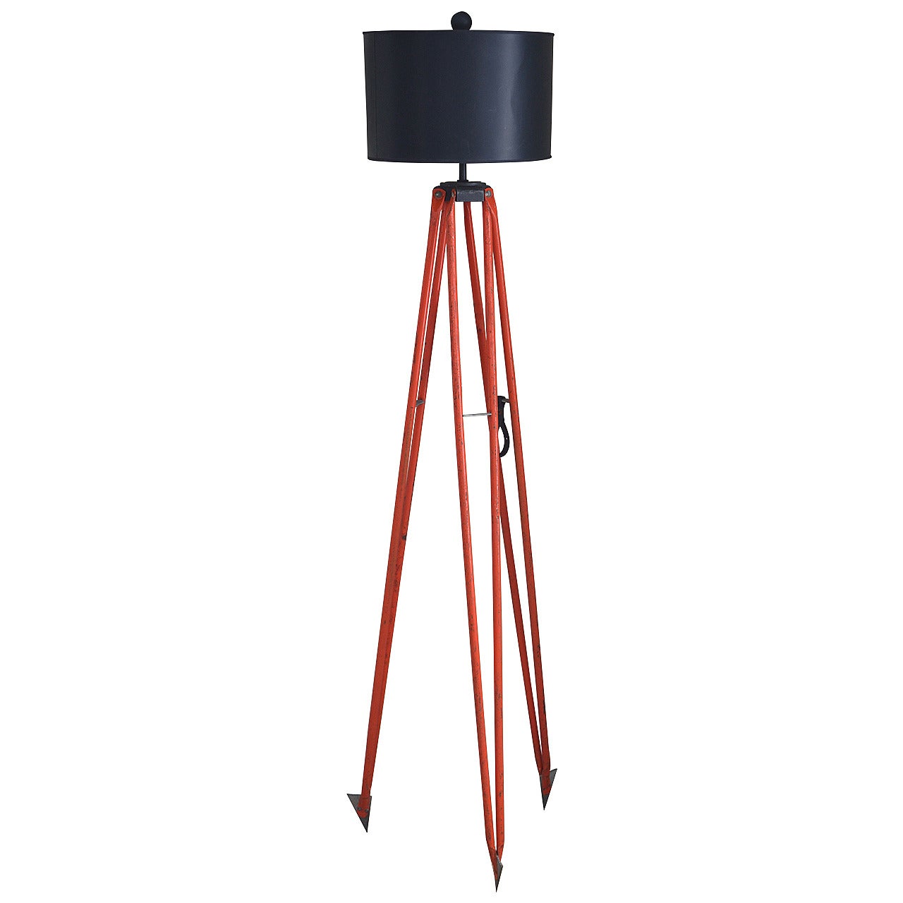 Surveyors's Tripod from David White as Floor Lamp