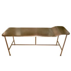 Mid Century Stainless Steel Medical Exam Table