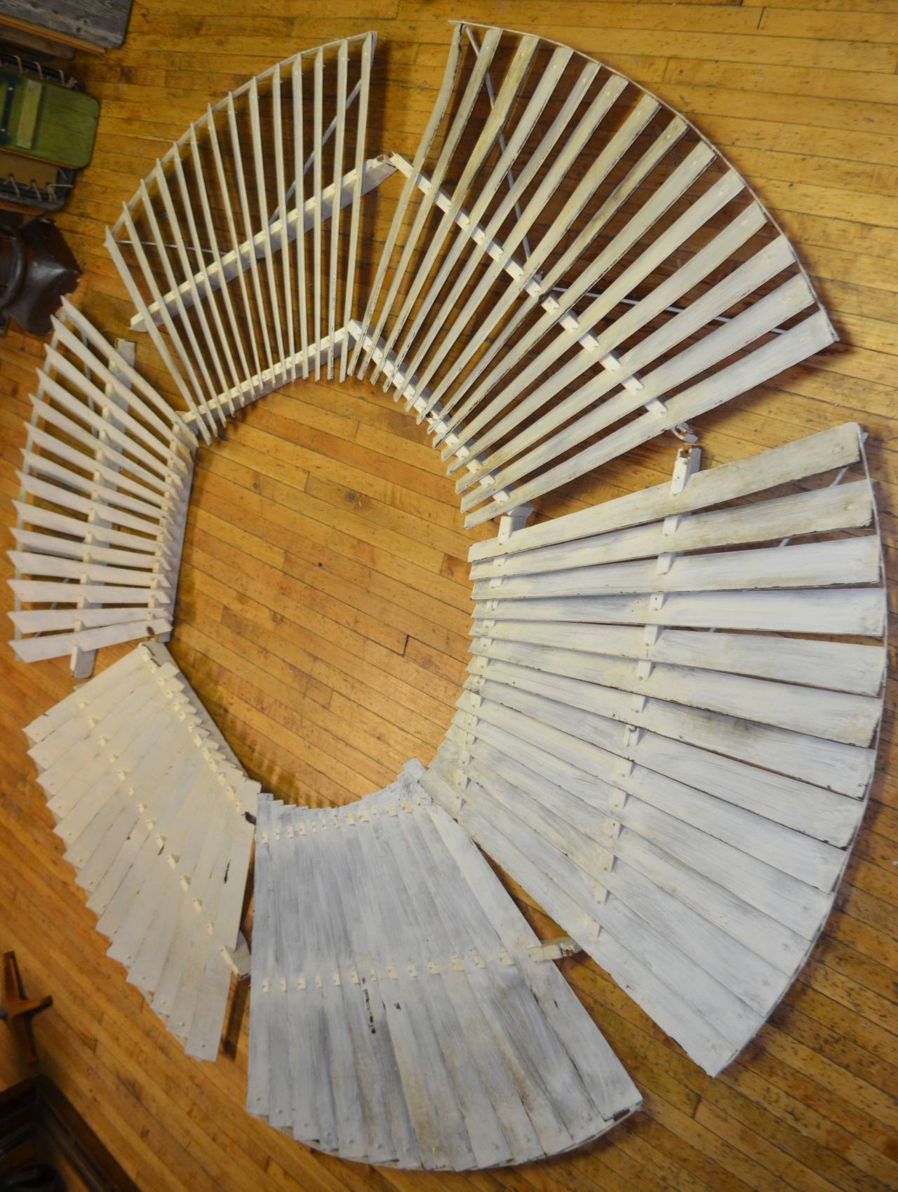 American Windmill of Wood from the Late 1800s