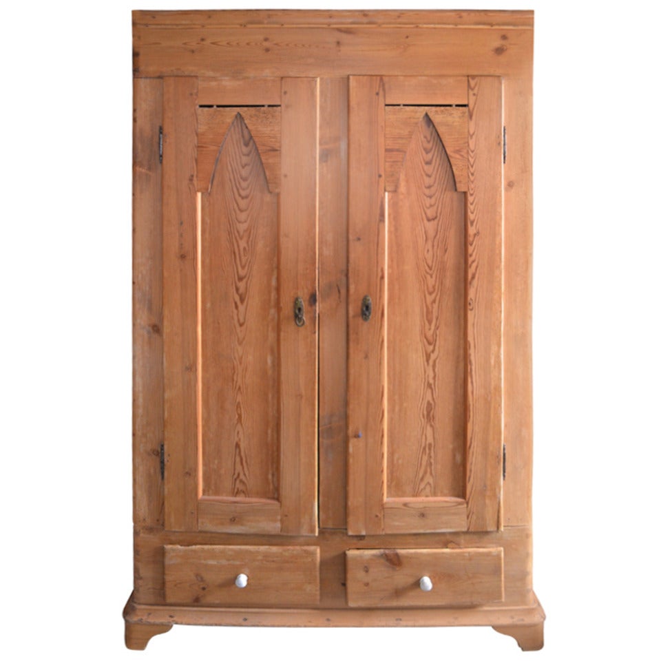 Scandinavian Pine Armoire