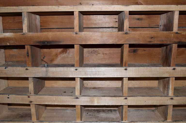 Pine Primitive Farm/Factory Storage Cabinet
