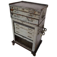 Industrial Machinist's Tool and Storage Chest on Wheels