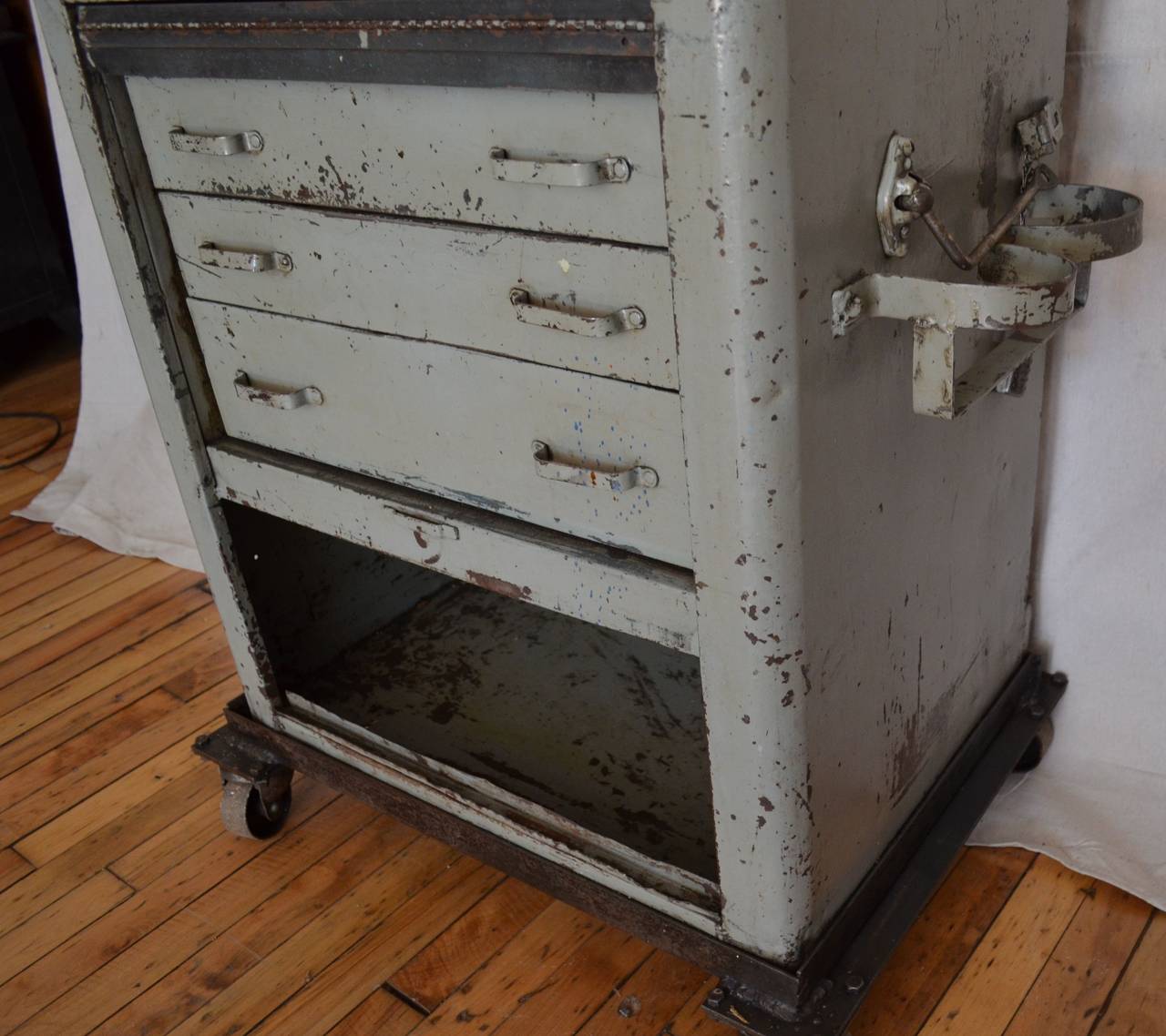 vintage craftsman machinist tool box
