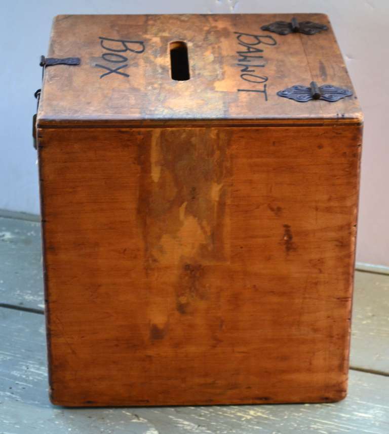 antique ballot box