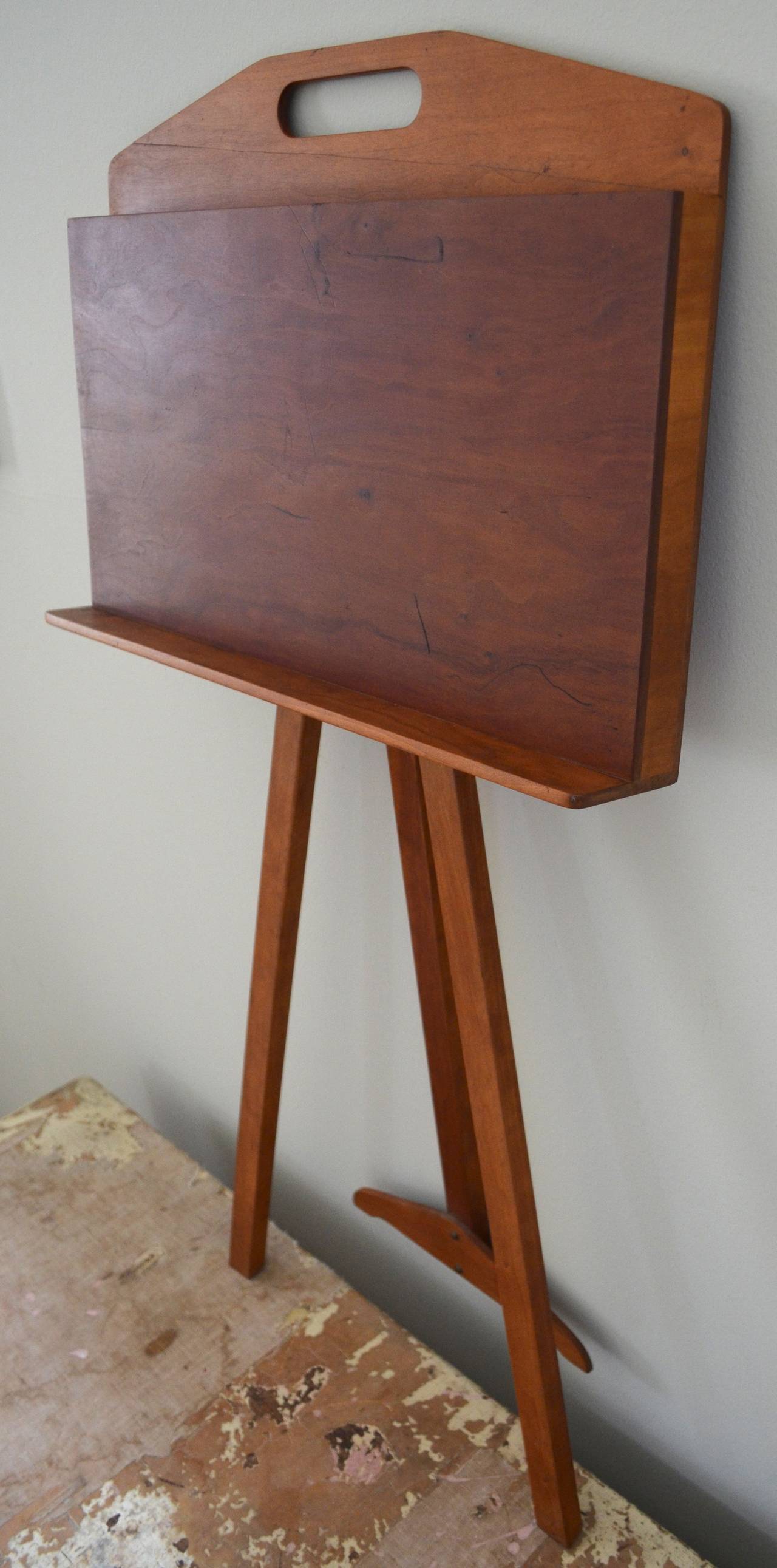 Midcentury Display Easel on Collapsible Stand 3
