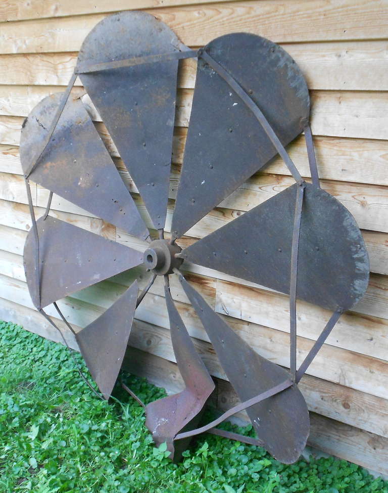 19th century Large-scale Agrarian Windmill Fan Blade at 1stdibs