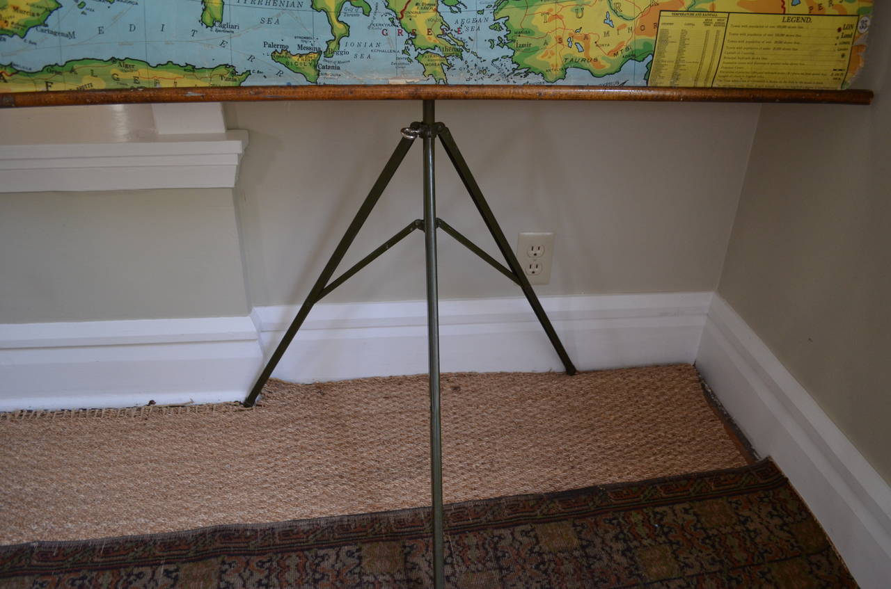 Map of Europe from 1956 with Display Stand 2
