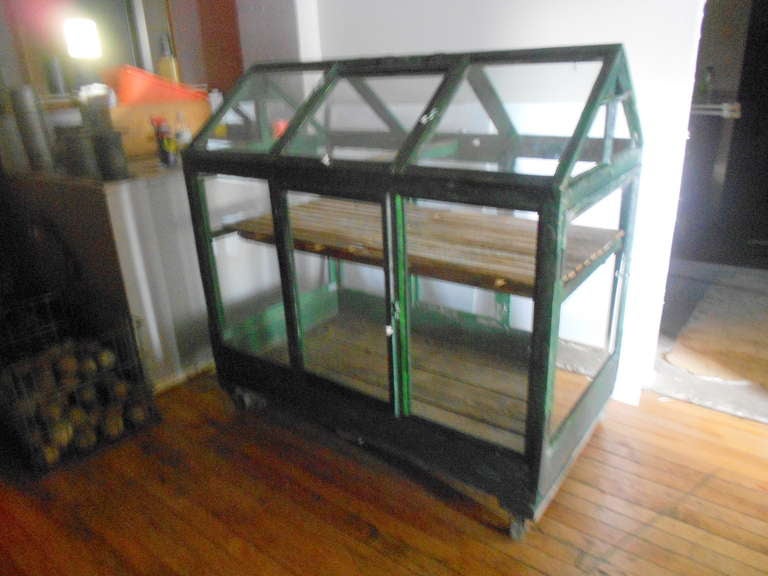 Hand-crafted Greenhouse on Wheels