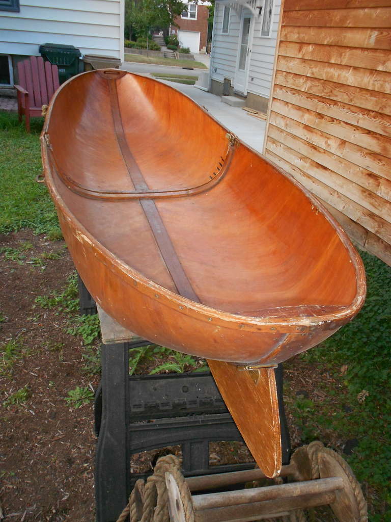 Early 20th-century English Wood Folding Rescue Boat 1