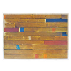 Vintage Gym Flooring As Headboard