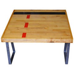 Coffee Table from Maple Gym Flooring