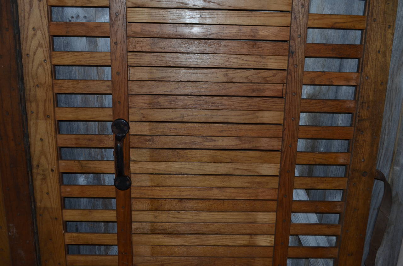 American Freight Elevator Gates of Oak as Room Dividers, Sliding Doors, or Wall Art