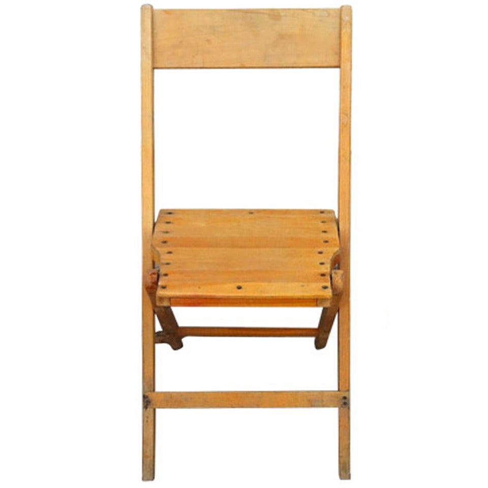 Vintage Wood Folding Chairs; 500 available; sold only in lots of 100 or more