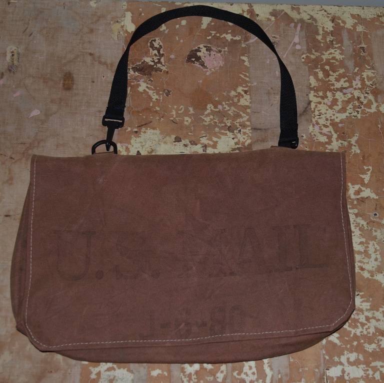 U.S.P.S. Canvas Mailbag Repurposed as Residential Mail Bag at 1stDibs