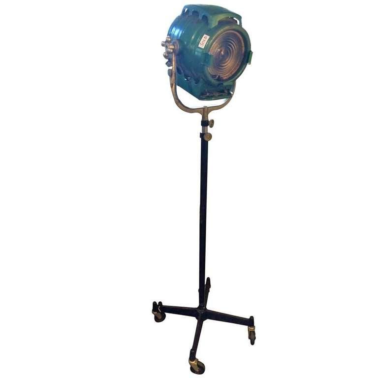 Hollywood Stage Light as Floor Lamp at 1stDibs