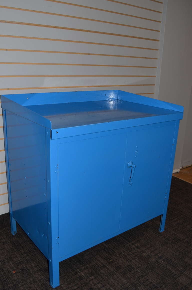 Mid-century Steel Industrial Cabinet