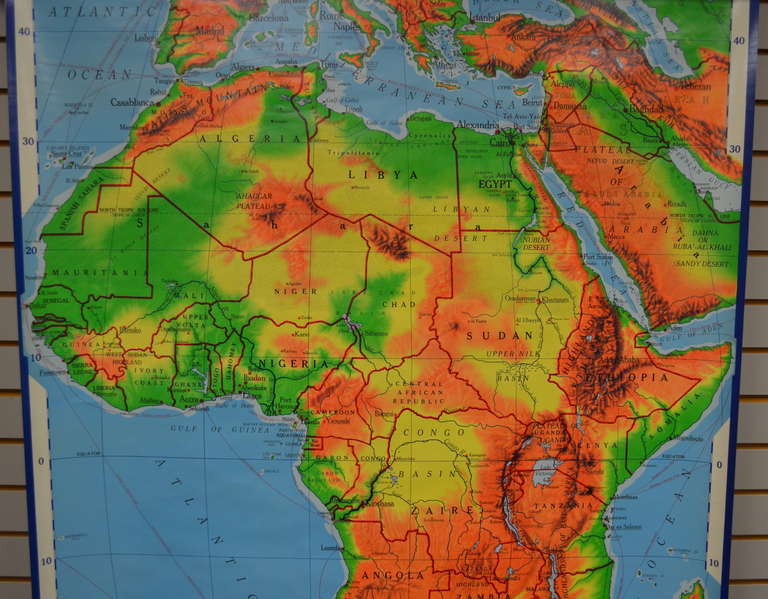 American Africa: School Map
