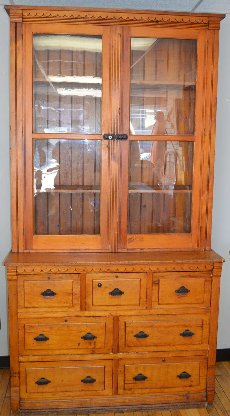 American Craftsman Late 19th century American Pine Cabinet/Cupboard