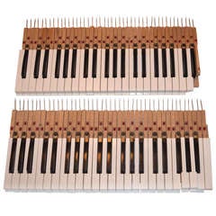 Vintage Electric Organ Keyboards (pair)