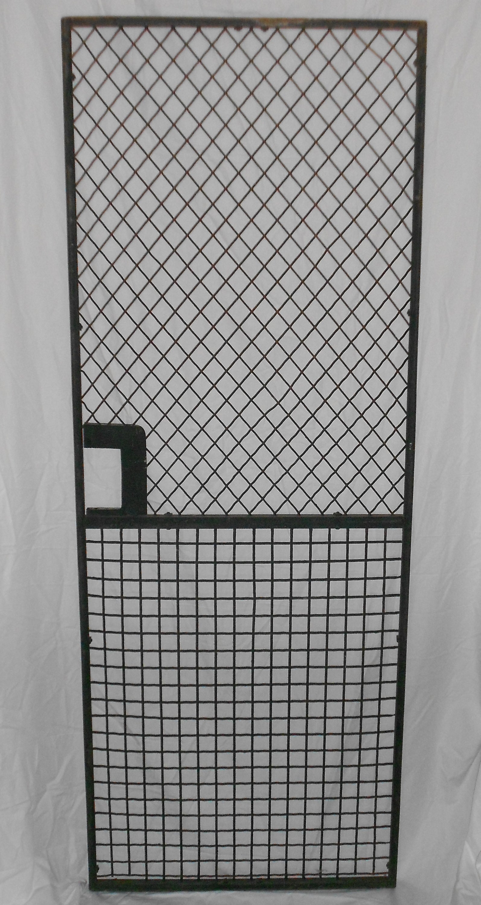 Steel Grid Bank Security Door; pair available