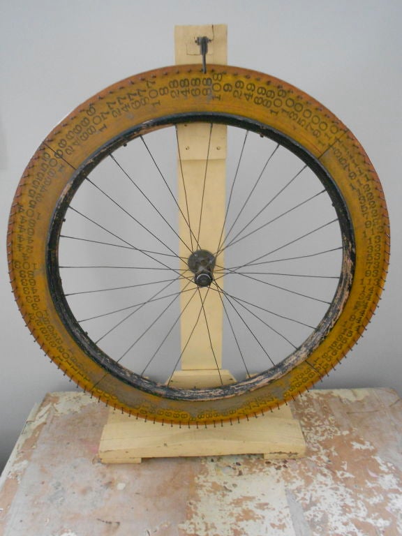 wooden wheel of fortune