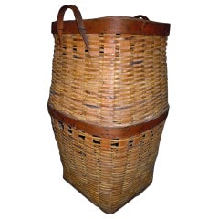 Vintage Hand-woven Basket of Early American Pedigree