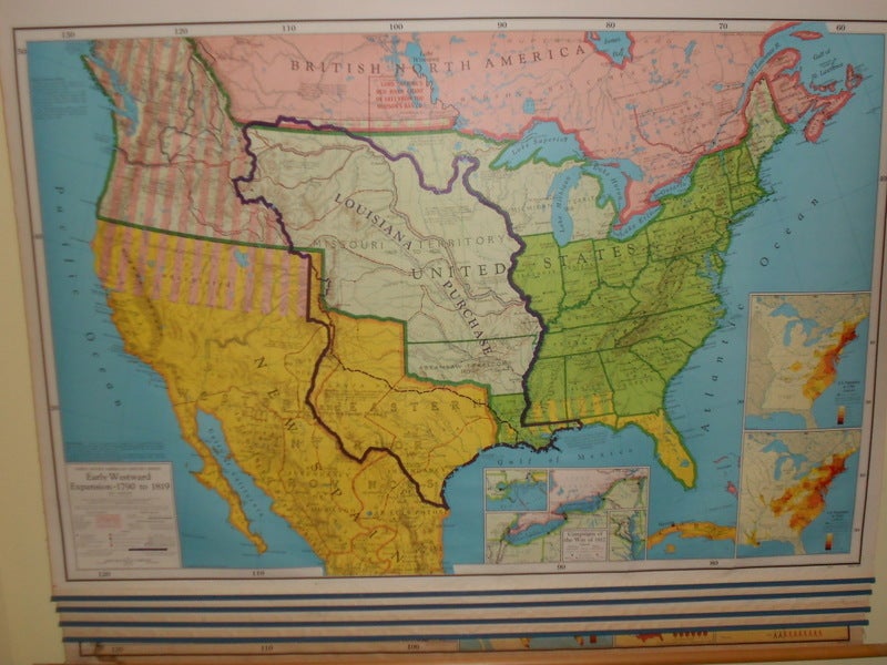 20th Century Eight Map Series of the History & Development of America