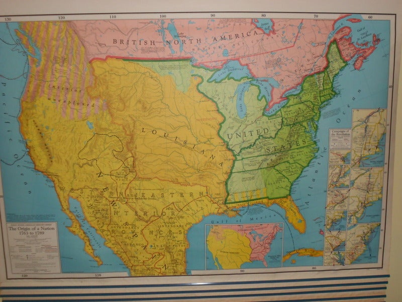 Eight Map Series of the History & Development of America 1